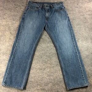 Levi's 505 Men's 34x30 Blue Straight Fit Denim Jeans